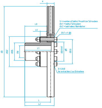 Massive Bremsscheibe