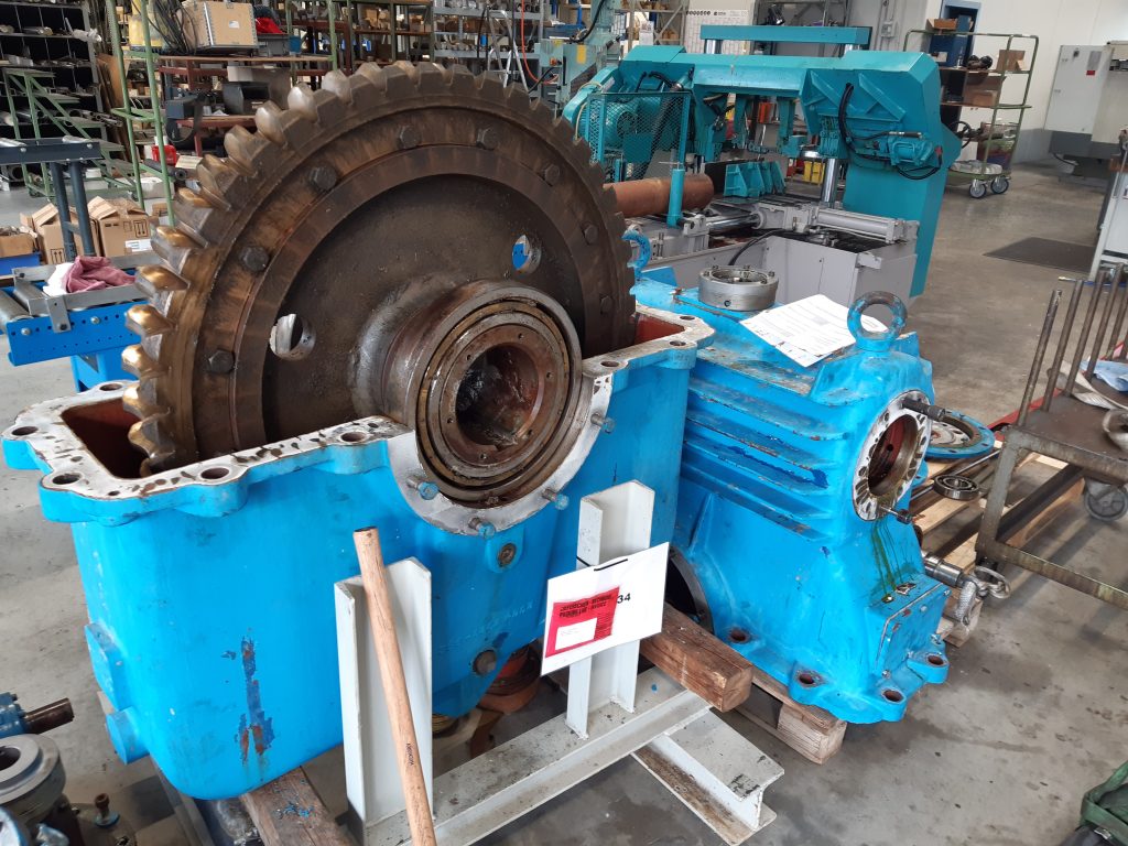 Instandsetzung Schneckengetriebe ASEA