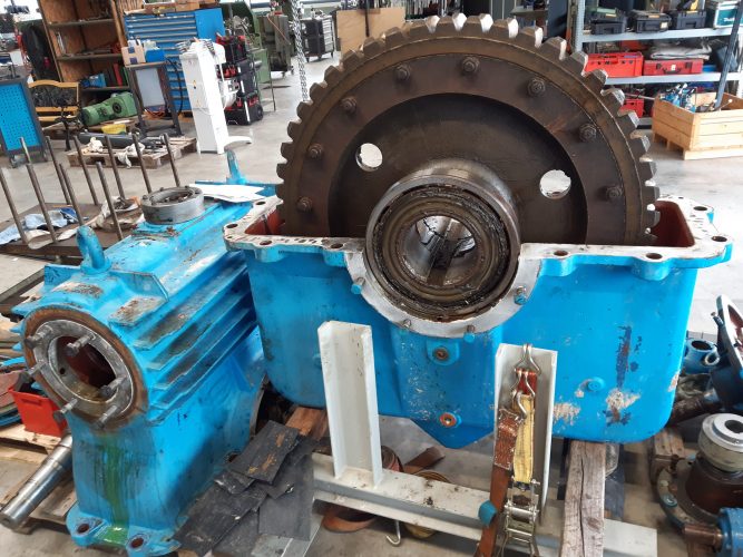 Instandsetzung Schneckengetriebe